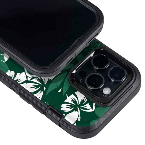 NFL New York Jets Tropical Print Otterbox Defender iPhone Skin