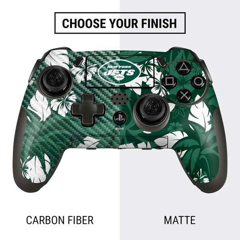 NFL New York Jets Tropical Print PlayStation Scuf Vantage 2 Controller Skin