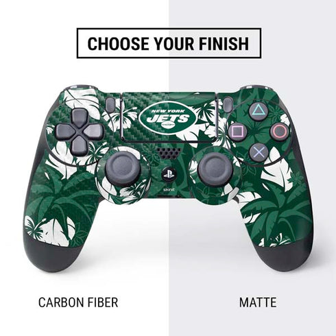 NFL New York Jets Tropical Print PS4 Controller Skin