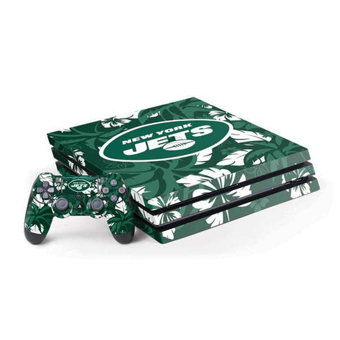 NFL New York Jets Tropical Print PS4 Pro Bundle Skin