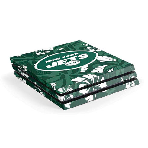 NFL New York Jets Tropical Print PS4 Pro Console Skin