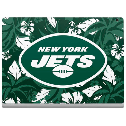 NFL New York Jets Tropical Print Surface Book 2 13.5in Skin
