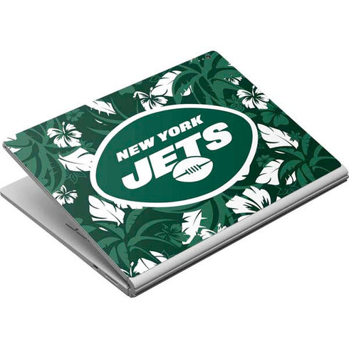 NFL New York Jets Tropical Print Surface Book Skin