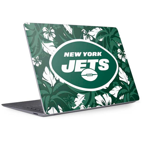 NFL New York Jets Tropical Print Surface Laptop 3 13.5in Skin