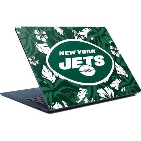 NFL New York Jets Tropical Print Surface Laptop Skin