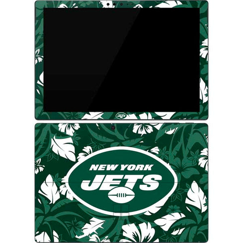 NFL New York Jets Tropical Print Surface Pro 7 Skin
