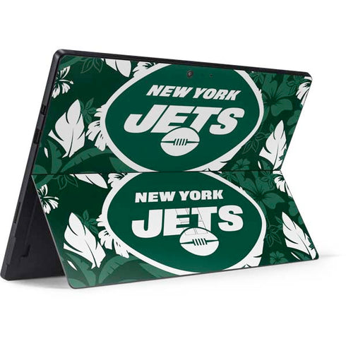 NFL New York Jets Tropical Print Surface Pro 7 Skin
