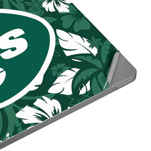 NFL New York Jets Tropical Print Laptop Skins