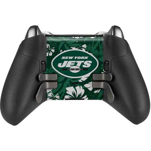 NFL New York Jets Tropical Print Xbox Elite Wireless Controller Series 2 Skin