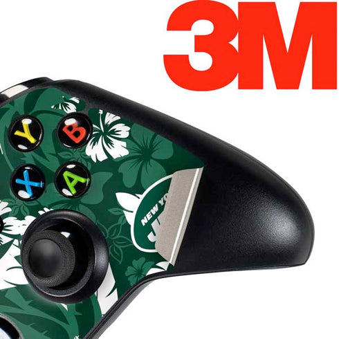NFL New York Jets Tropical Print Xbox One Controller Skin