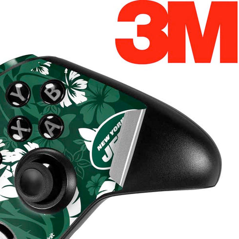 NFL New York Jets Tropical Print Xbox One Elite Controller Skin