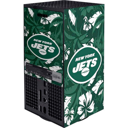 NFL New York Jets Tropical Print Xbox Series X Bundle Skin