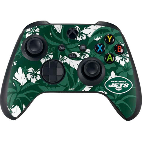 NFL New York Jets Tropical Print Xbox Series X Skins