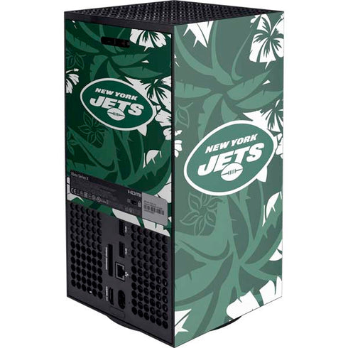 NFL New York Jets Tropical Print XBox Series X Digital Edition Console Skin