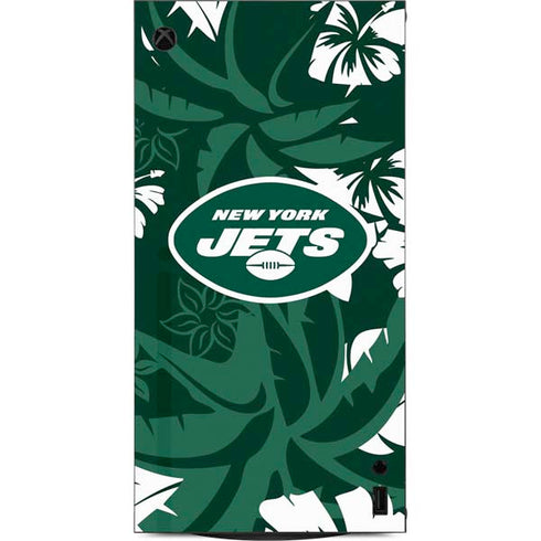 NFL New York Jets Tropical Print XBox Series X Digital Edition Console Skin