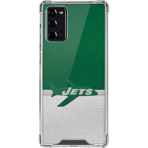 NFL New York Jets Vintage Galaxy Note20 5G Clear Case