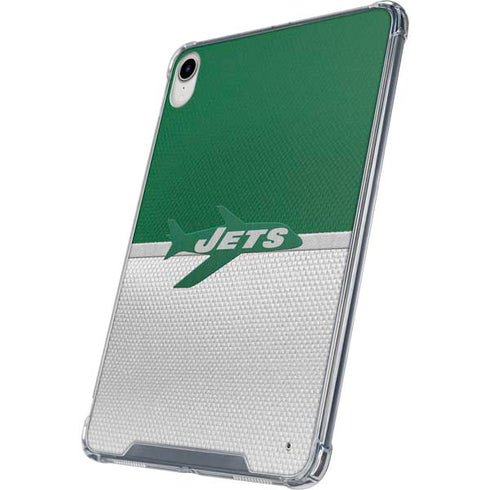 NFL New York Jets Vintage iPad 11th Gen (2025) Clear Case