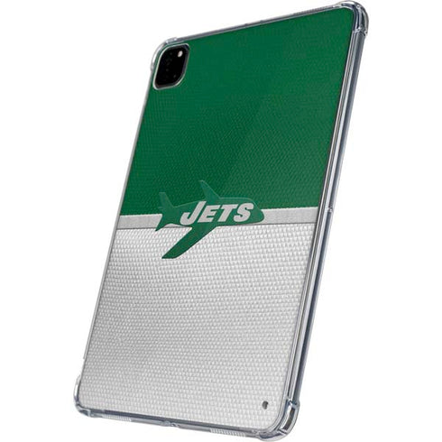 NFL New York Jets Vintage iPad Pro 11in (2024) Clear Case