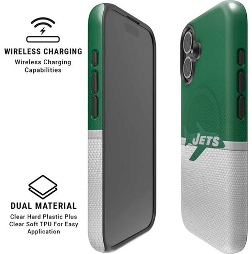 NFL New York Jets Vintage iPhone 16 Magsafe Impact Case