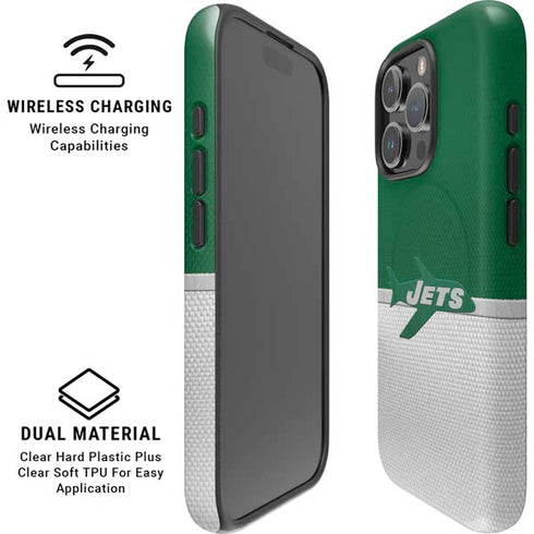 NFL New York Jets Vintage iPhone 16 Pro Magsafe Impact Case
