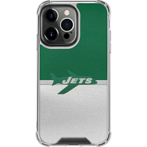 NFL New York Jets Vintage iPhone 16 Pro Max Clear Case