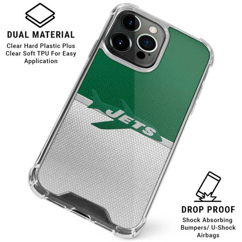NFL New York Jets Vintage iPhone 16 Pro Max Clear Case