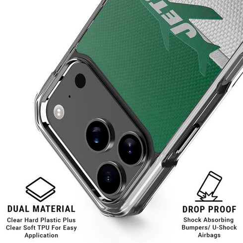 NFL New York Jets Vintage iPhone 18 Pro Clear Case