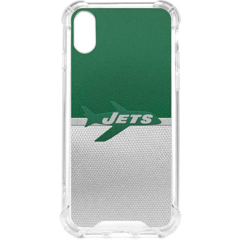 NFL New York Jets Vintage iPhone XS Clear Case