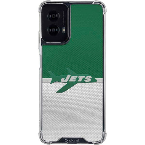 NFL New York Jets Vintage Moto G Power 5G (2024) Clear Case