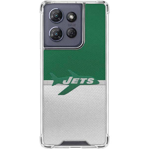 NFL New York Jets Vintage Moto G Power 5G (2025) Clear Case