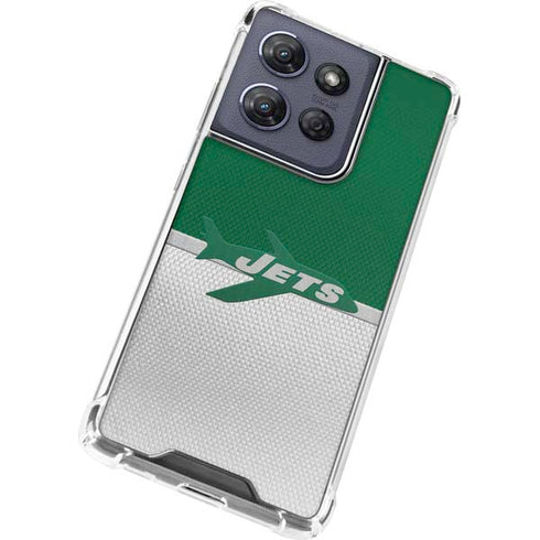 NFL New York Jets Vintage Moto G Stylus 5G (2025) Clear Case