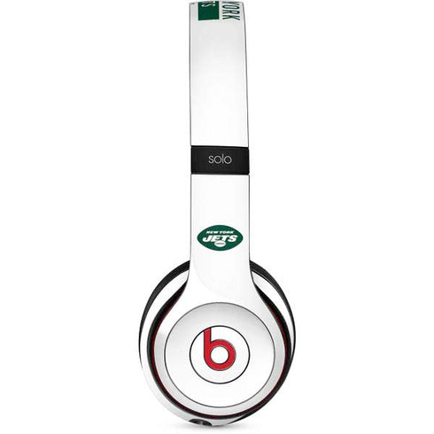 NFL New York Jets White Performance Series Beats Solo 3 Wireless Skin