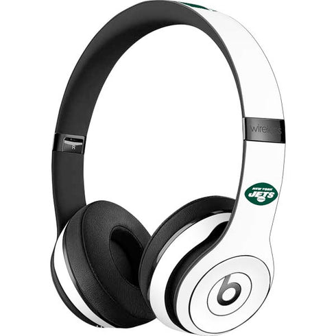 NFL New York Jets White Performance Series Beats Solo 3 Wireless Skin