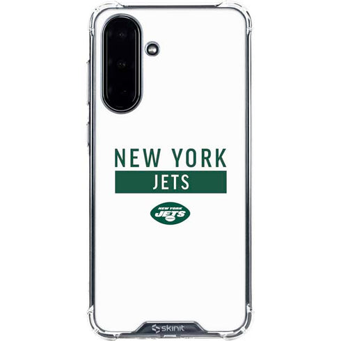 NFL New York Jets White Performance Series Galaxy A36 5G Clear Case