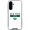 NFL New York Jets White Performance Series Galaxy A36 5G Clear Case