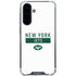 NFL New York Jets White Performance Series Galaxy A36 5G Clear Case