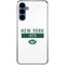 NFL New York Jets White Performance Series Galaxy A55 5G Clear Case