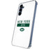 NFL New York Jets White Performance Series Galaxy A55 5G Clear Case