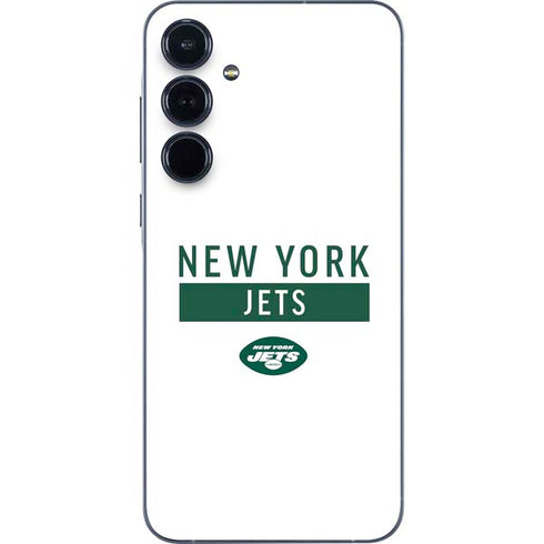 NFL New York Jets White Performance Series Galaxy A55 5G Skin