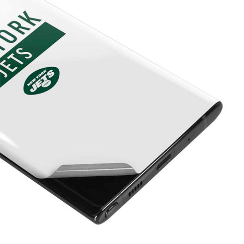 NFL New York Jets White Performance Series Galaxy Note 10 Plus Skin