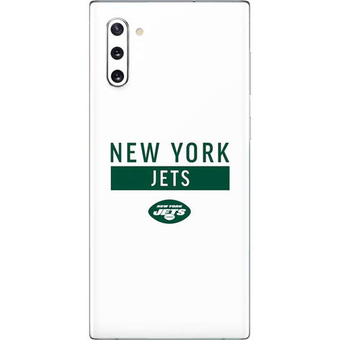 NFL New York Jets White Performance Series Galaxy Note 10 Skin