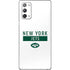NFL New York Jets White Performance Series Galaxy Note20 5G Skin