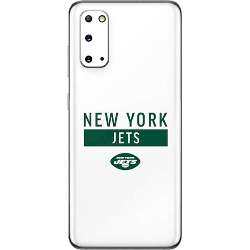 NFL New York Jets White Performance Series Galaxy S20 Skin
