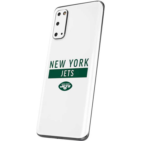 NFL New York Jets White Performance Series Galaxy S20 Skin