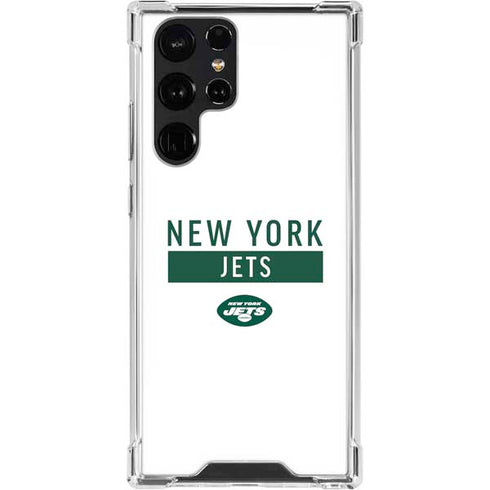 NFL New York Jets White Performance Series Galaxy S23 Ultra Clear Case