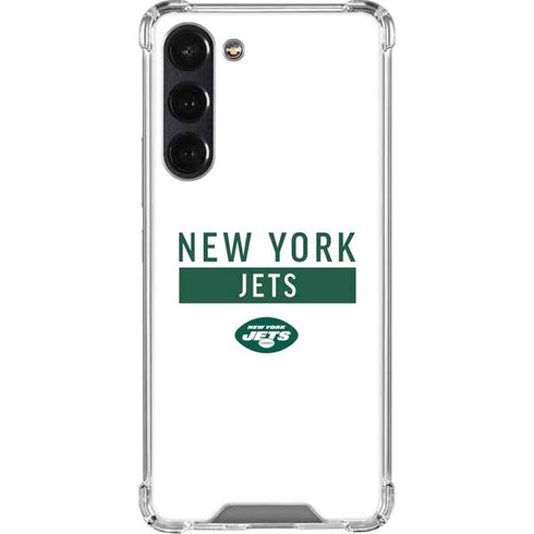 NFL New York Jets White Performance Series Galaxy S24 FE Clear Case