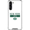 NFL New York Jets White Performance Series Galaxy S24 FE Clear Case