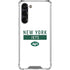 NFL New York Jets White Performance Series Galaxy S24 FE Clear Case