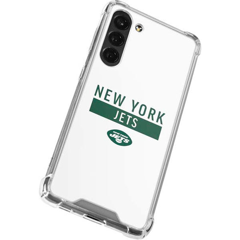 NFL New York Jets White Performance Series Galaxy S24 FE Clear Case