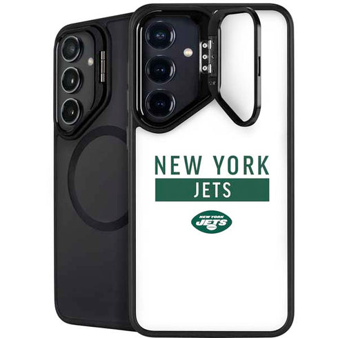 NFL New York Jets White Performance Series Galaxy S25 Plus Kickstand Case